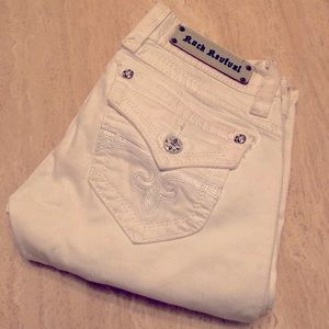 Rock Revival White Heather Straight